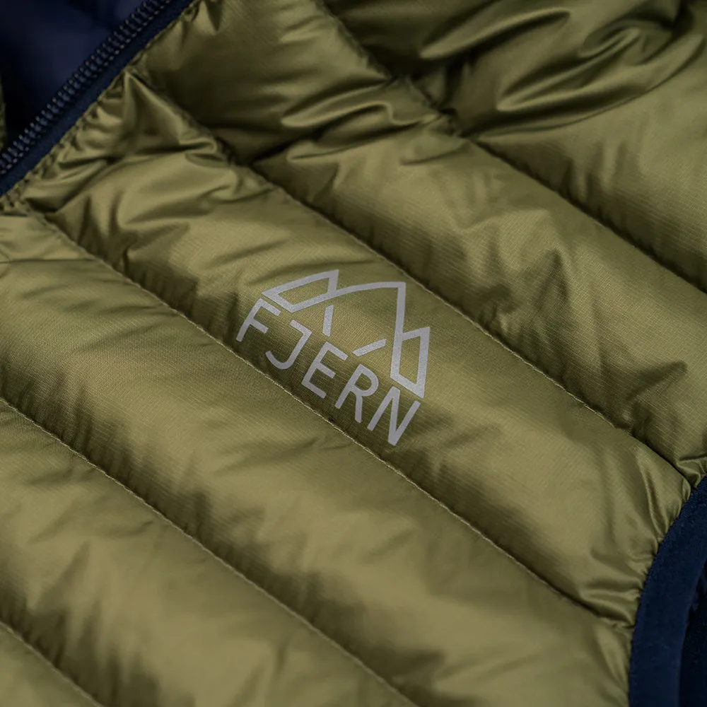 Womens Aktiv Down Gilet (Olive/Navy)