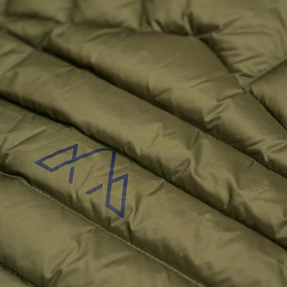 Womens Aktiv Down Gilet (Olive/Navy)