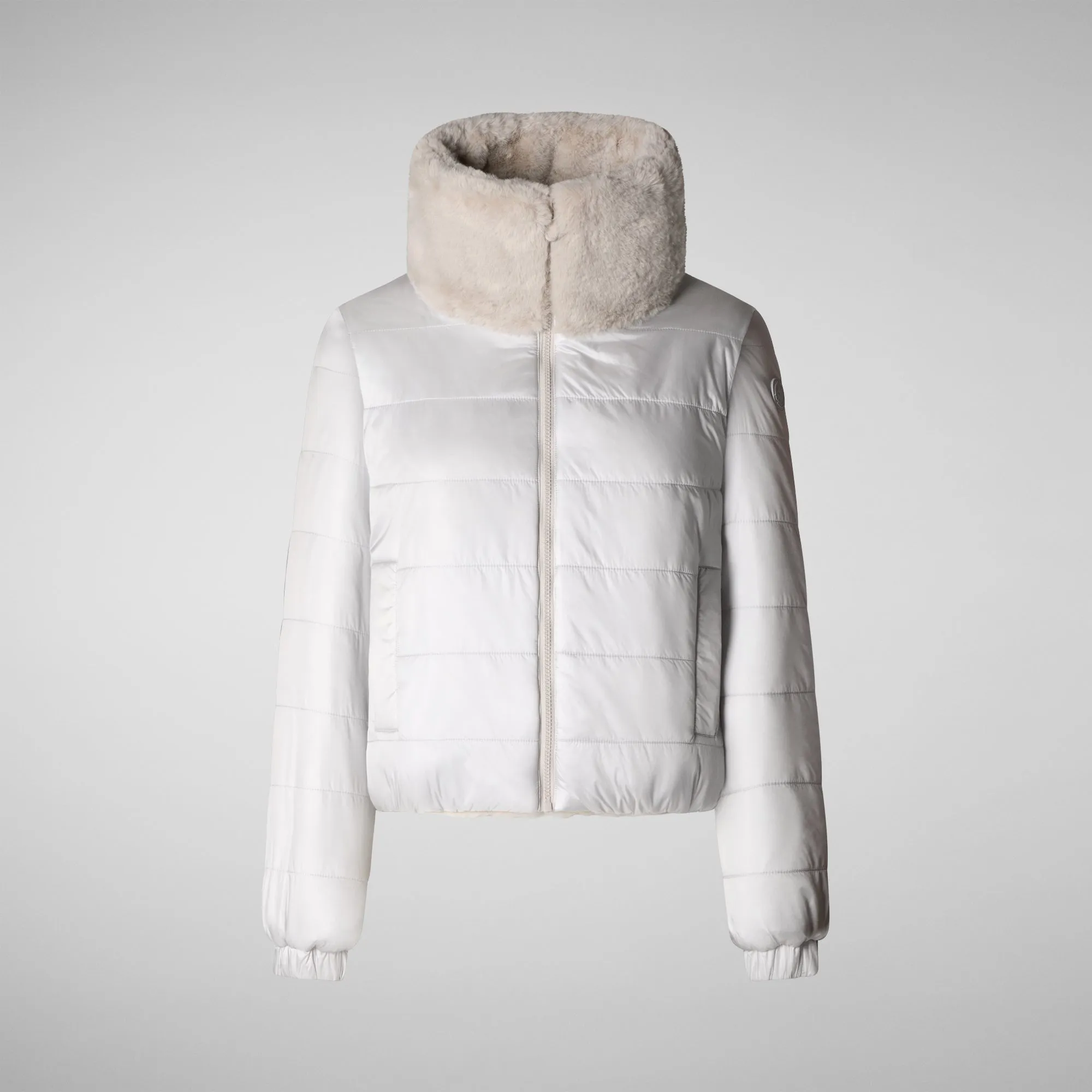 Women's jacket jeon in fog grey