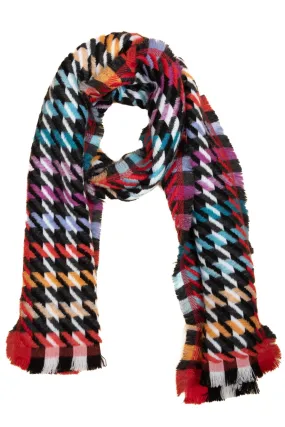 Woven Rainbow Accented Scarf