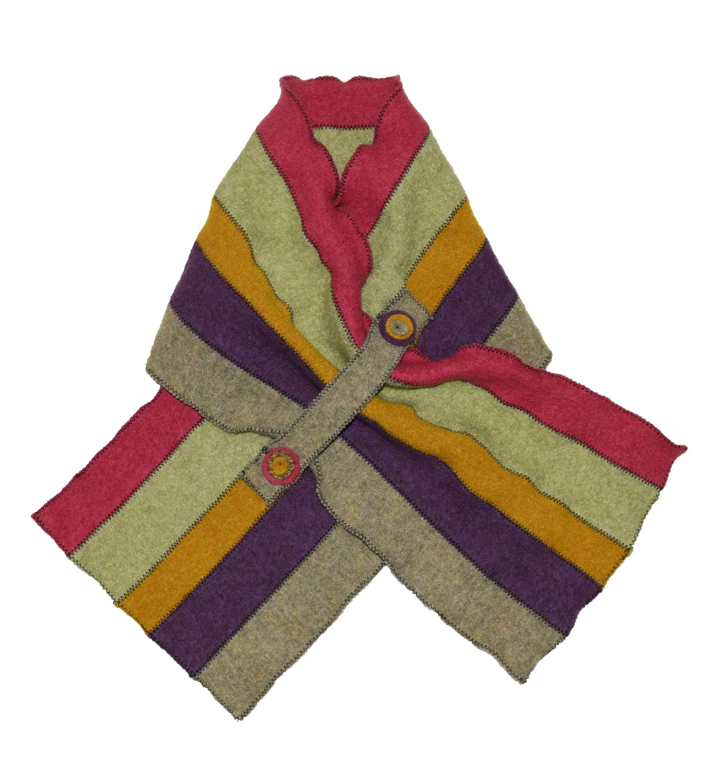 WR030 Oat Stripe Wrap/Scarf